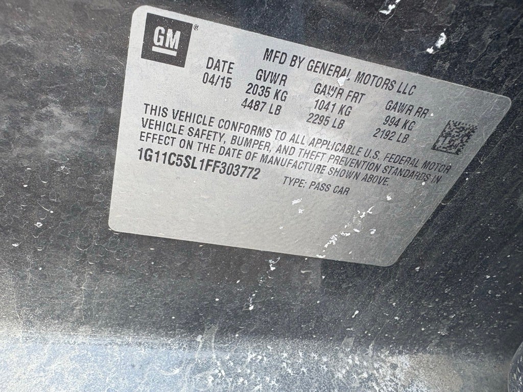 2015 Chevrolet Malibu LT 1LT