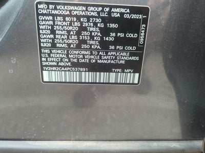 2023 Volkswagen Atlas 3.6L V6 SE w/Technology